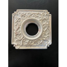 SIVA ALTI GU10 DUYLU BOŞ KASA DEKORATİF PORSELEN  SPOT ARMATÜR DIŞ ÇAP 14Cm - KESİM DELİK ÇAP 6cm 